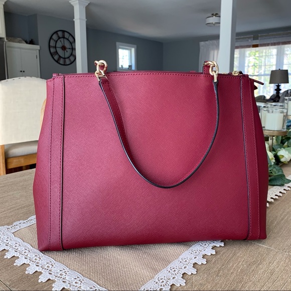 Kate Spade double zip shoulder bag with bow - Picture 2 of 14